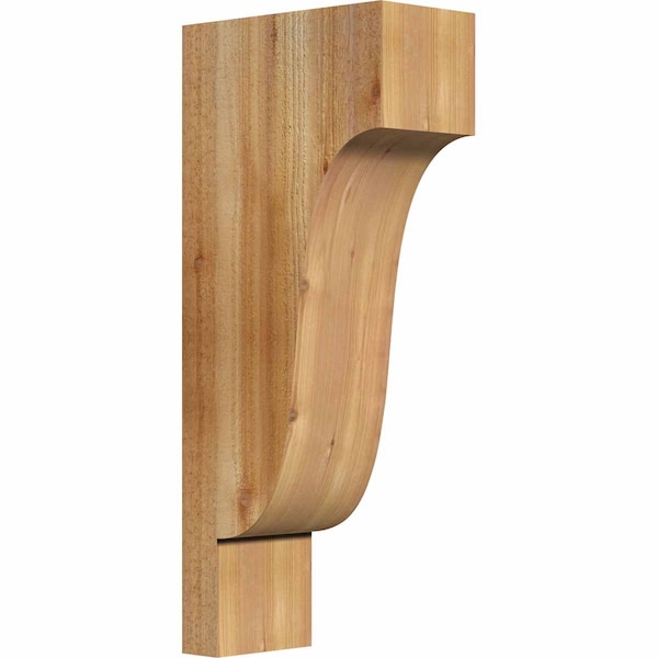 Ekena Millwork Newport Rough Sawn Corbel, Western Red Cedar, 6"W x 12"D x 28"H COR06X12X28NEW00RWR - main